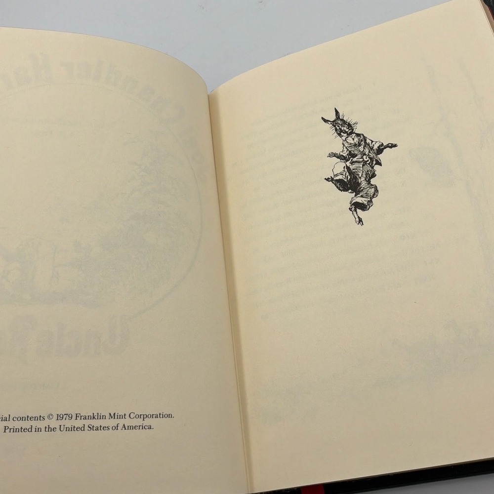 Uncle Remus Joel Chandler Harris Franklin Library 1979 Limited Edition Leather - Picture 4 of 10